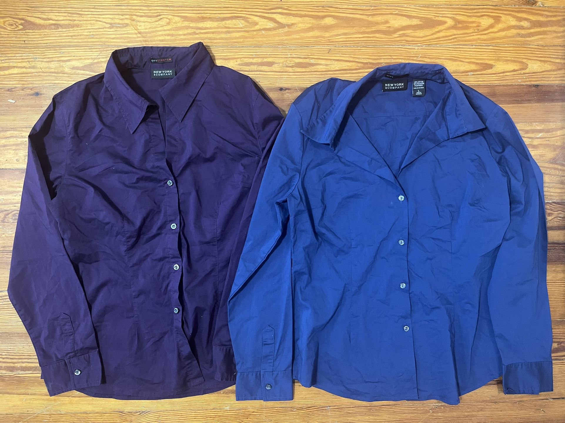 Women’s NY&Co Button Down Dress Shirts