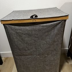 160L Double Laundry Hamper with Lid