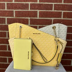 Michael Kors Tote Bag And Wallet 