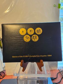 1984 Olympic Games Commerative Coins Vintage open