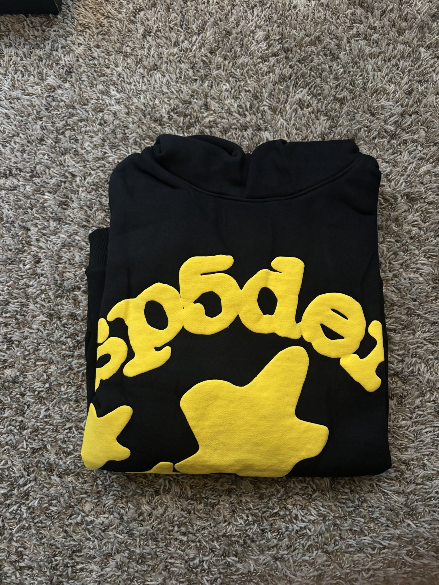 Yellow And Black Hoodie 