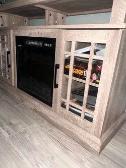 Electric fireplace/tv stand