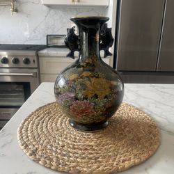 Japanese Hand Painted Vase - Made In Japan
