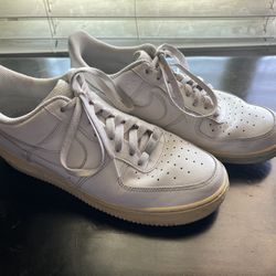 Men’s White Nike Air Force One 1 Size 10.5