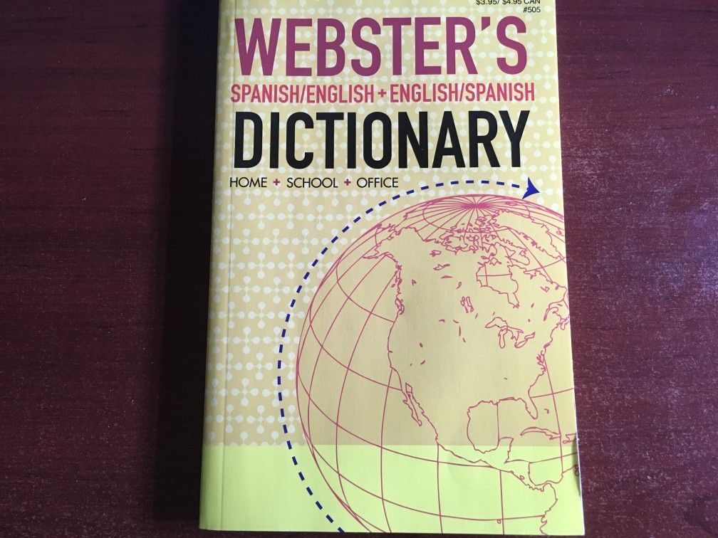 Webster's Spanish/English-English/Spanish Dictionary New