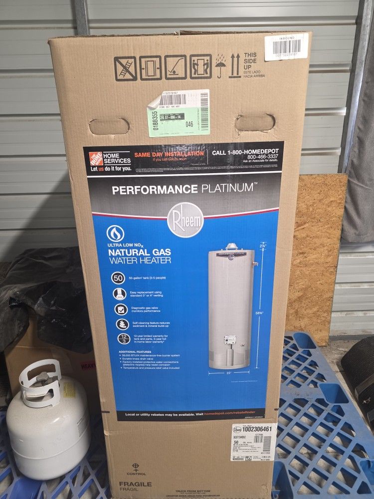 Rheem 50 Gallon Water Tank 12 Years Brand New 