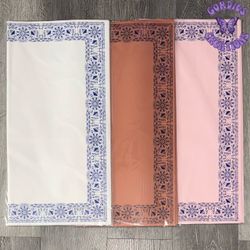 Artesanal Border Floral Bouquet Wrapping Paper