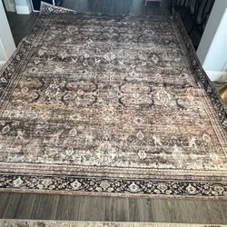 Brand New 9x12 Machine Washable Area Rug
