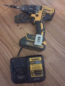 DeWALT DRILL, BATT, CHARGER