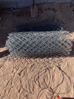 Chain link fence