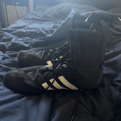 Adidas Boxing Boots – Black/White – Excellent Condition