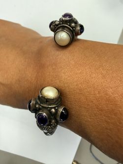 Vntg. Cuff Twisted rope Style