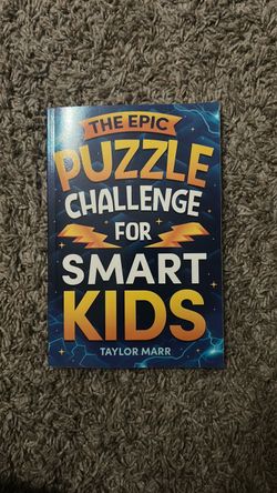 The epic puzzle challenge for smart kids. Written by Taylor Marr.
