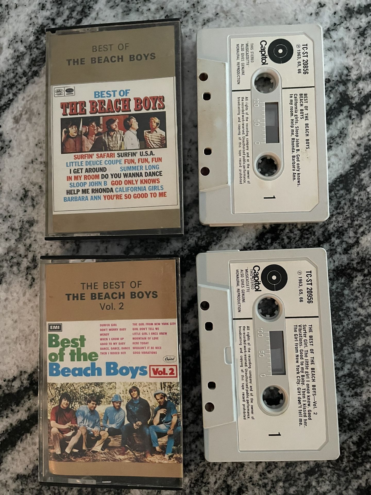 Best Of The Beach Boys Tape Cassettes