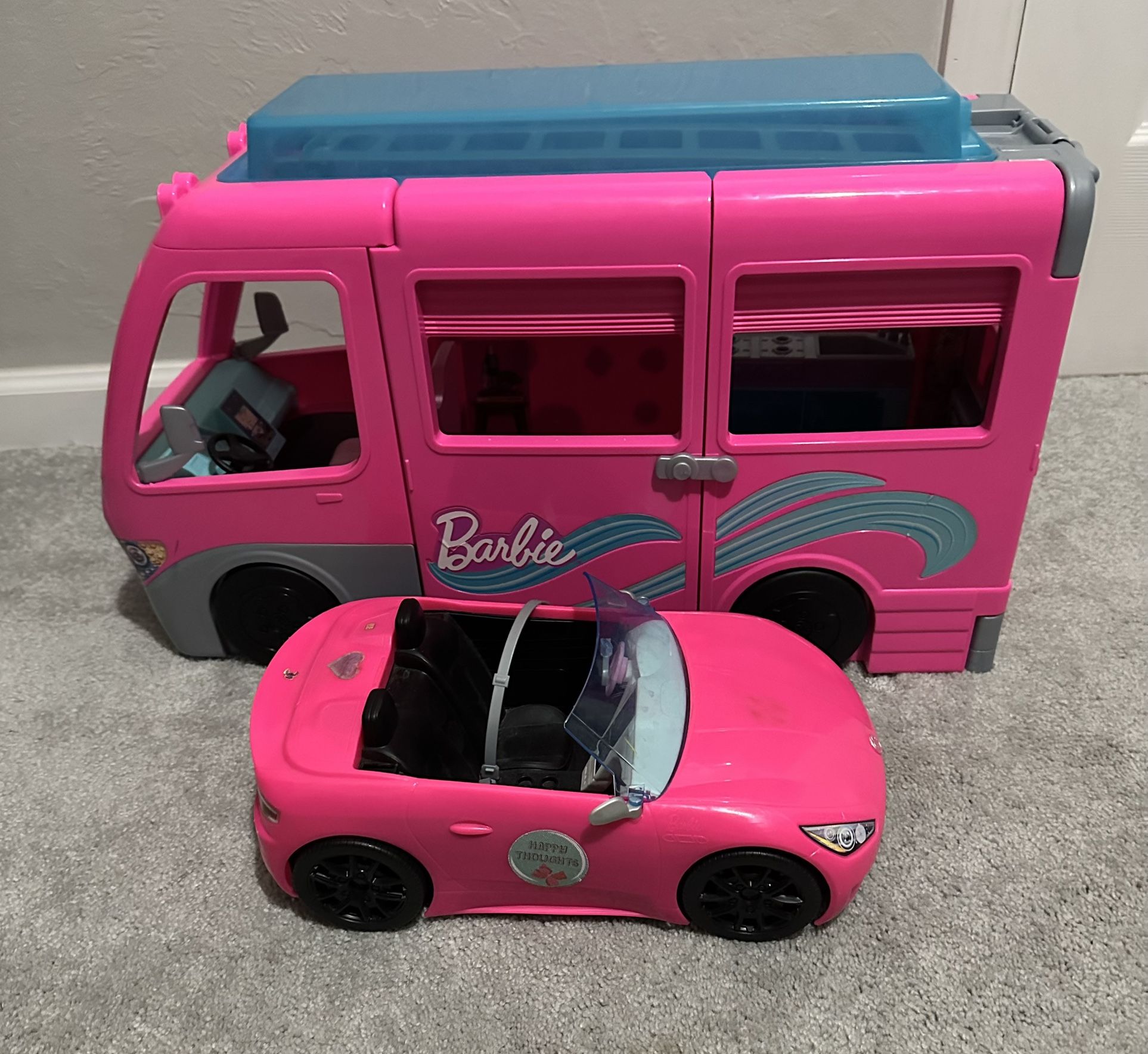 Barbie Dream Camper RV + convertible car