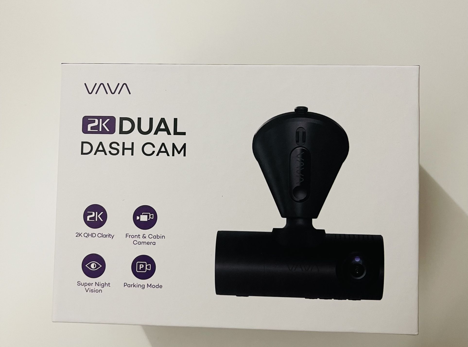 VAVA 2K Dual Dash Cam