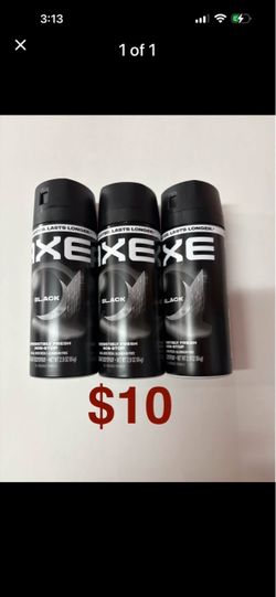 AXE Black Body Spray 3-Pack