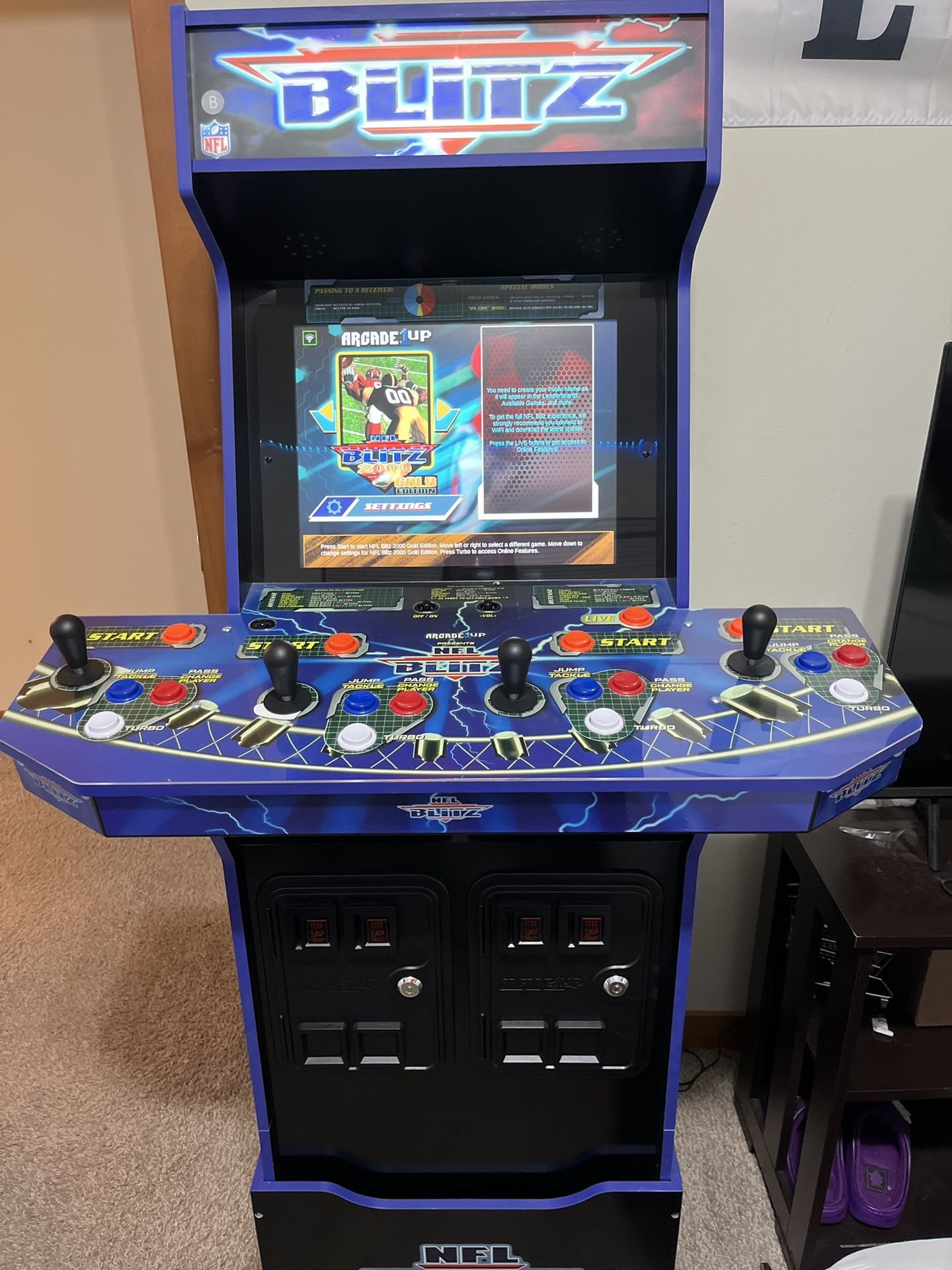 NFL Blitz Arcade Up Game