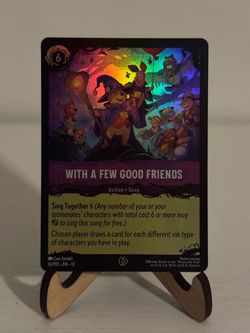 With a Few Good Friends Foil The Great Hunny Rescue Prize Card Disney Lorcana