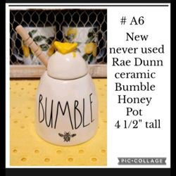 New Rae Dunn, Honey Pot...