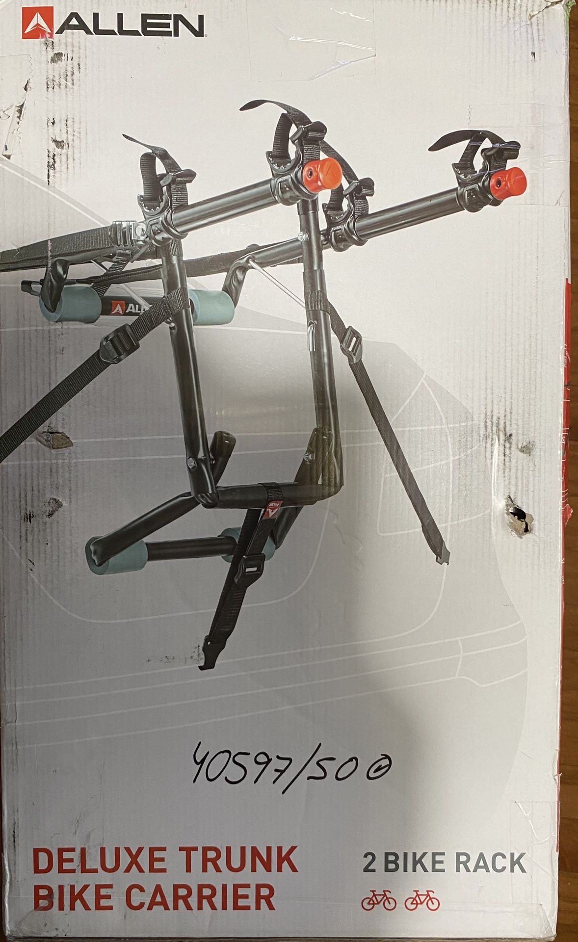 DELUXE TRUNK MOUNTED 2 BIKE RACK