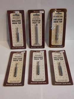 Inland iron tips lot of 6