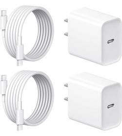 iPhone Charger Fast Charging 20W USB C Wall Charger with 6FT Fast Charging Cable