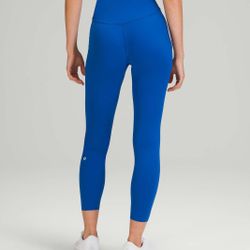 Lululemon Base Pace High-Rise Tight 25" Symphony Blue size 2