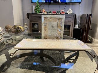 Seashell Frame And Tray