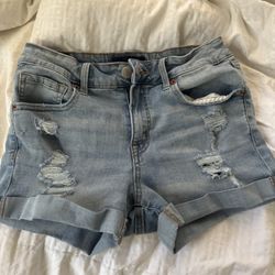 High-Rise Medium Stretchy Ripped Aeropostale Shorts