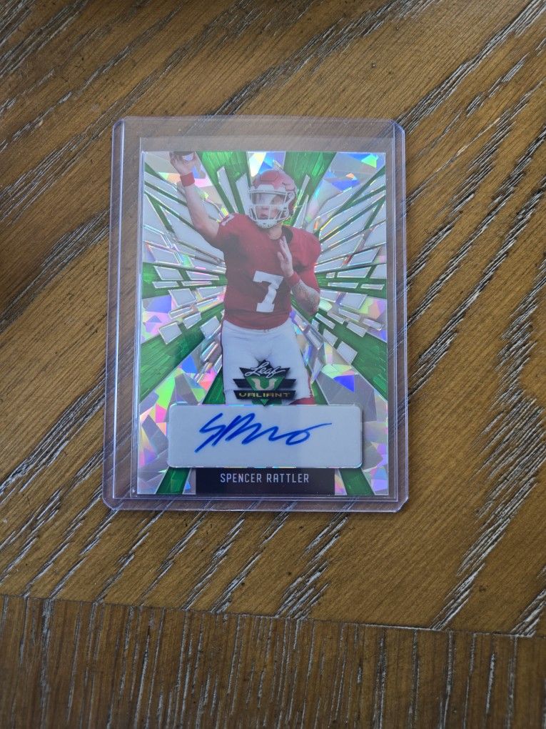 2022 Leaf Valiant- Spencer RATTLER Autograph