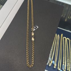 10k Gold Chino Chain