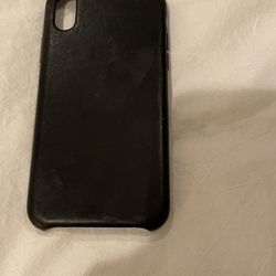Apple iPhone X Leather and Silicone Cases