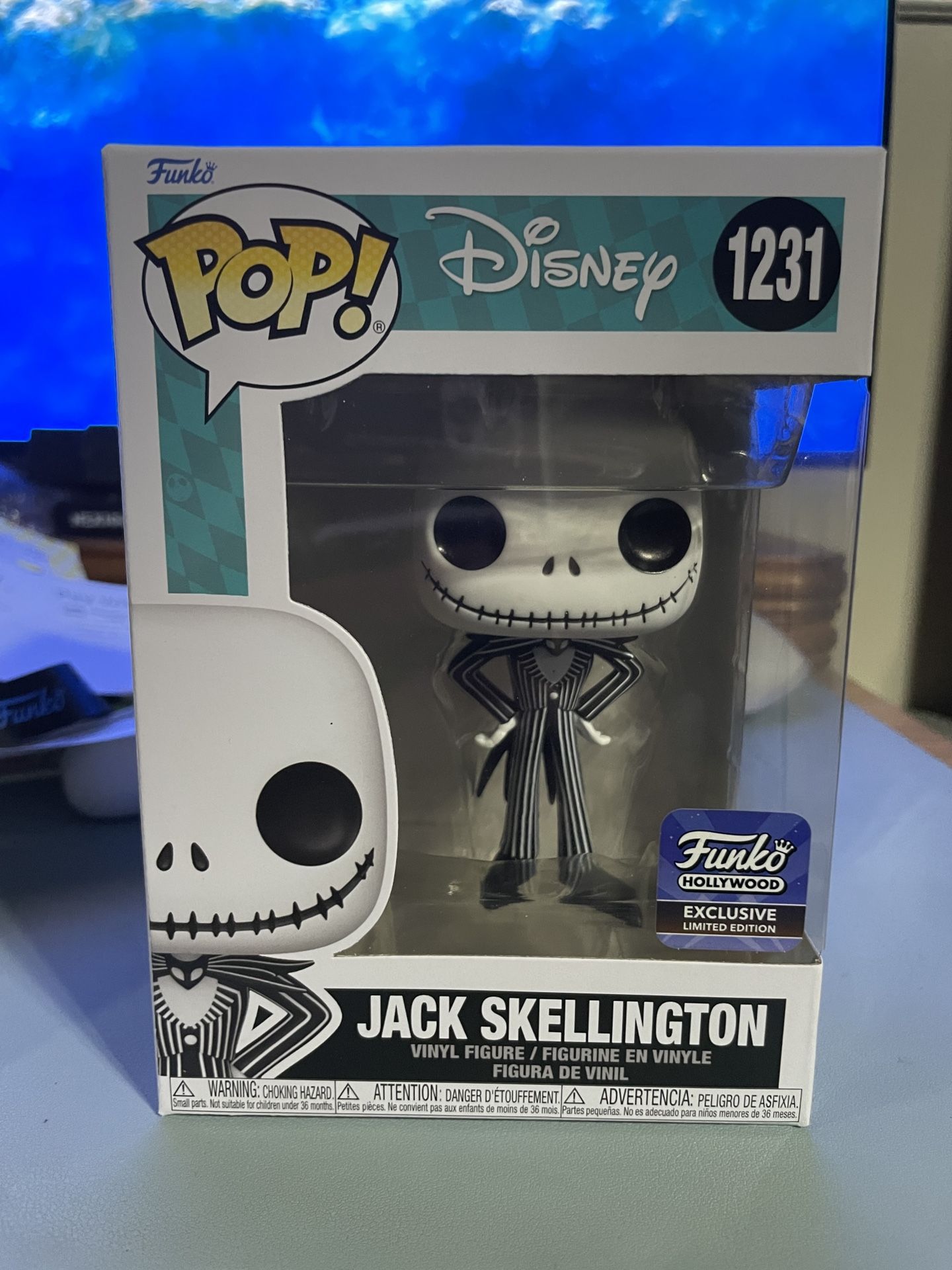Funko Pop Disney Nightmare Before Christmas #1231 Hollywood Exclusive Jack Skellington