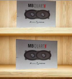 New 2x Pairs Of  Mbquart 4X6" Speakers