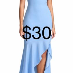 Formal Wedding Guest Dresses for Women Elegant One Shoulder Ruffle Bodycon Cocktail Gala Maxi Dress