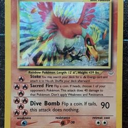 Ho-oh Pokémon Card 1995