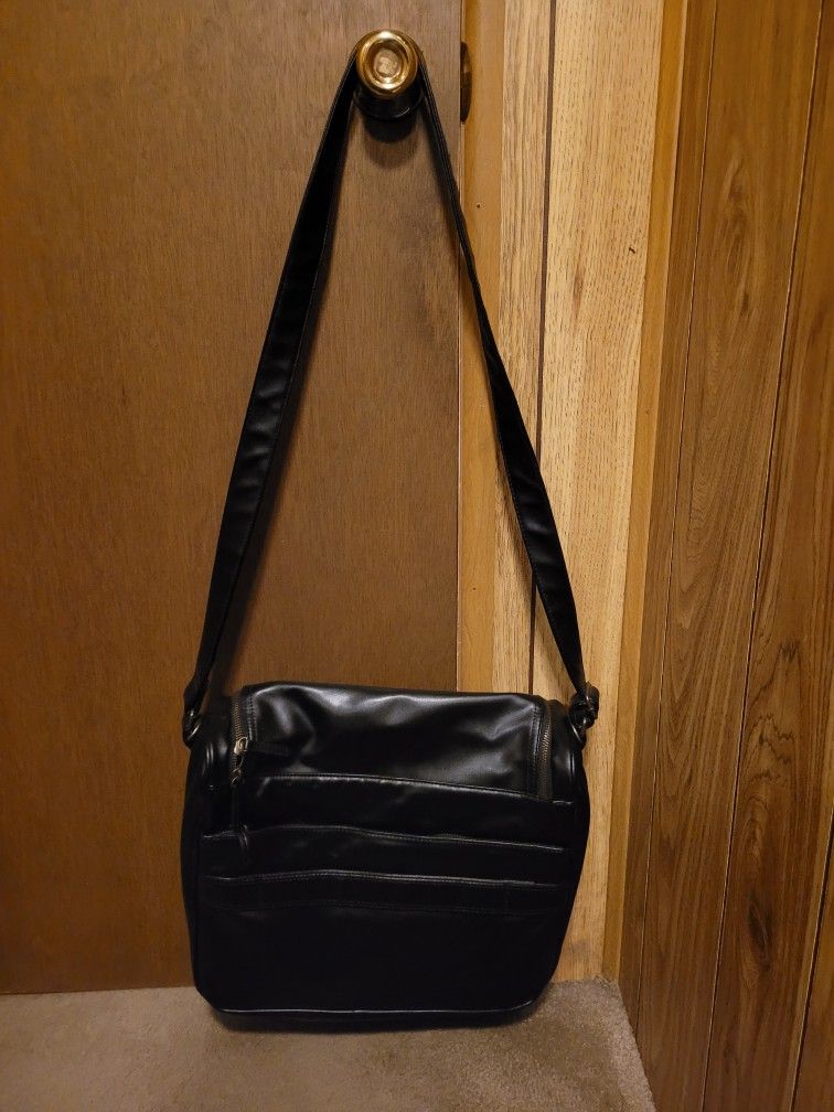 Black Leather Luxury TOTE BAG