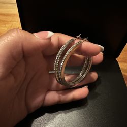Rhinestone Hoops
