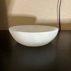 Selenite Stone Bowl