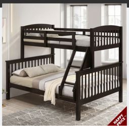 $299 full twin bunk bed not including mattress $475 with 2 mattress all brand new