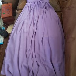 Purple  dress