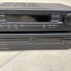 Nakamichi Receiver 3 / CD Player 3  Bundle (CD Eject Error)