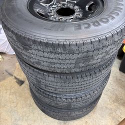 Set of 4 Wheels & Tires 8 Lug