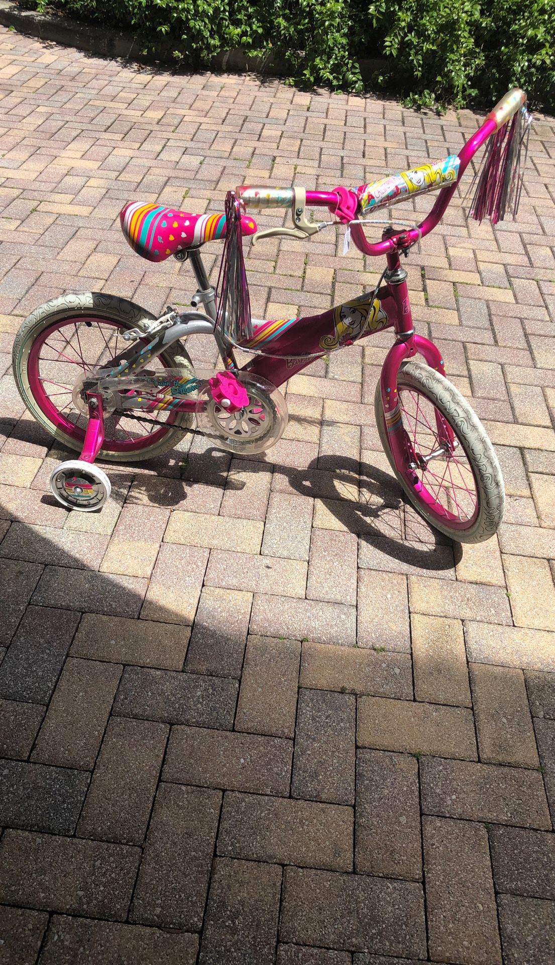 Barbie kids bike