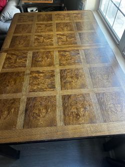 Burled Wood Table