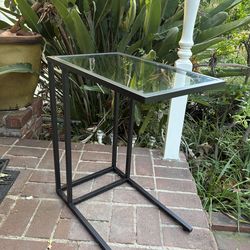 Glass Top Side Table