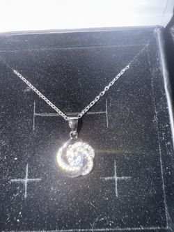 Cate & Chloe Silver Necklace CZ. Brand New In Box 