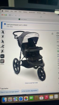 Jeep jogging stroller
