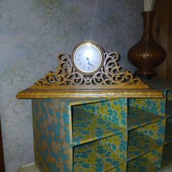 antique wooden clock 